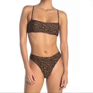 Kendall + Kylie Leopard Bikini Bottoms Only